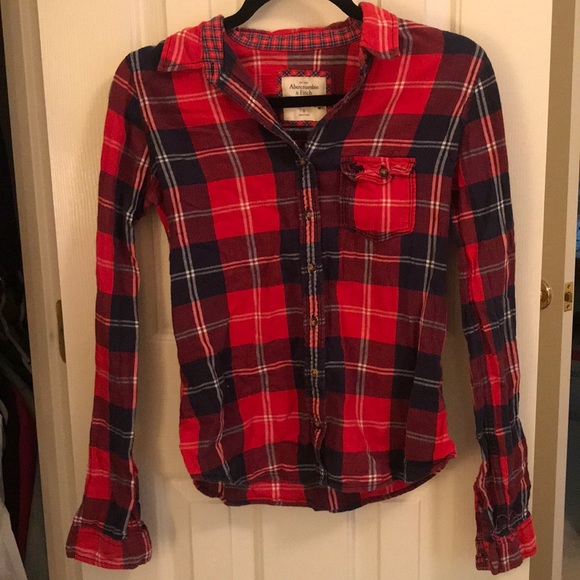 Abercrombie Fitch Red Flannel 